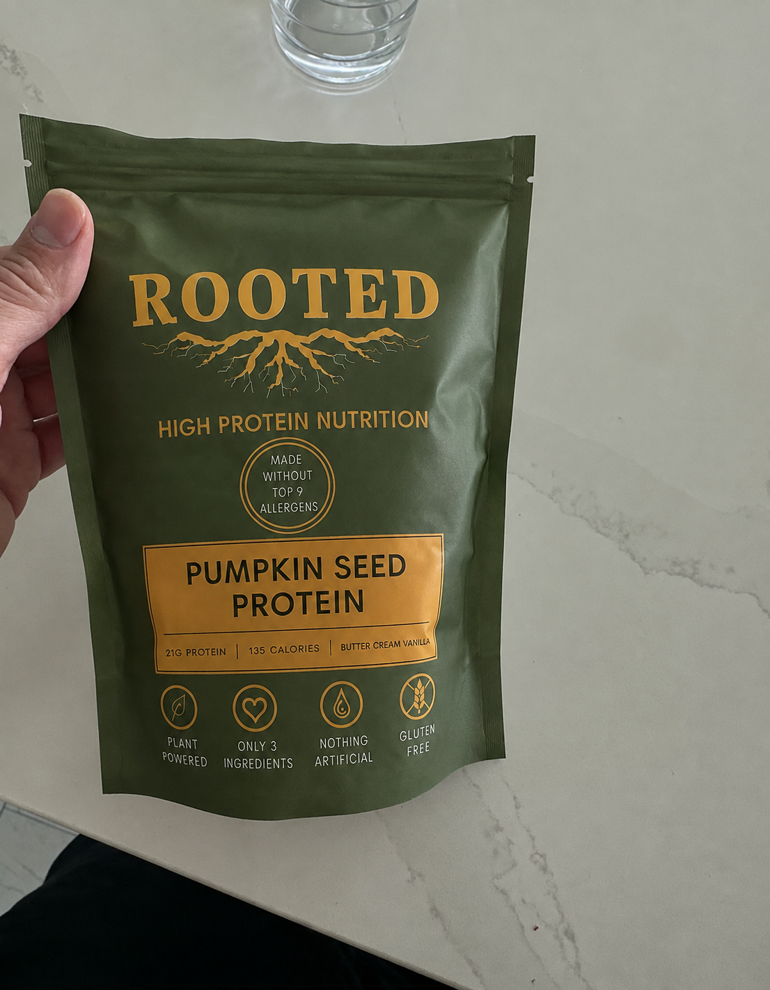 Rooted Plant Based Allergen Free Protein Powder