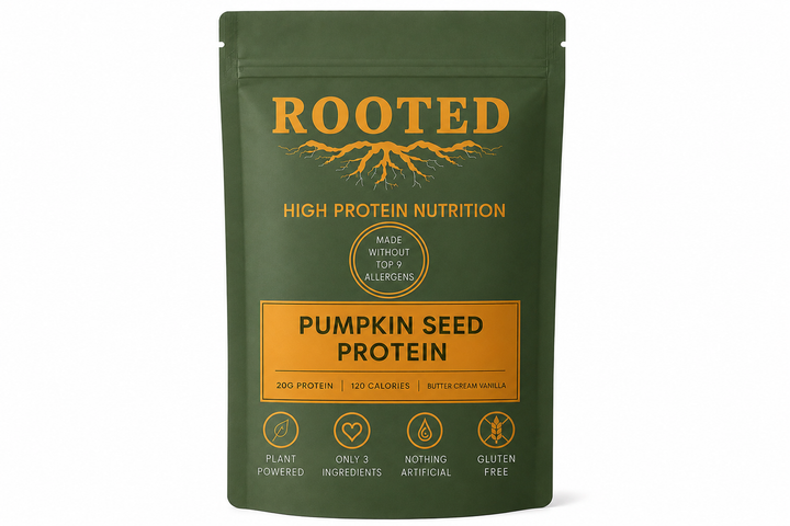 Rooted Plant Based Allergen Free Protein Powder