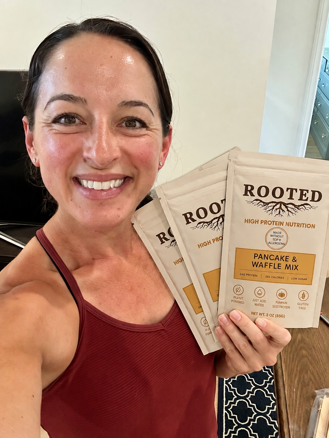 Rooted single serving pouch pack options