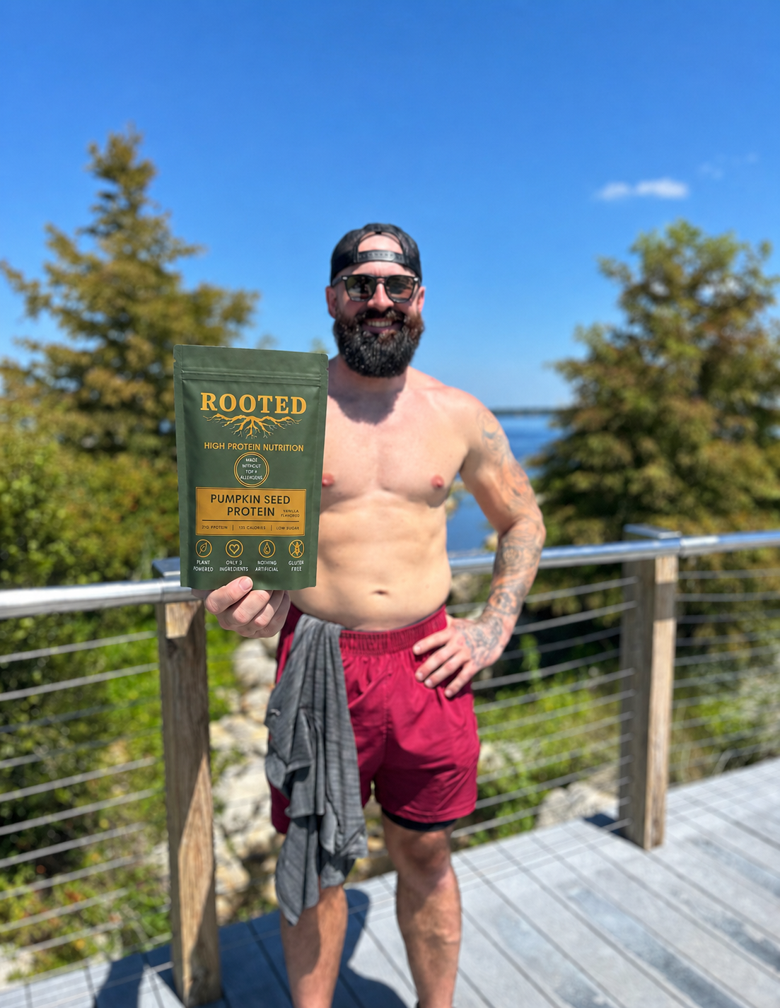 Rooted Plant Based Allergen Free Protein Powder
